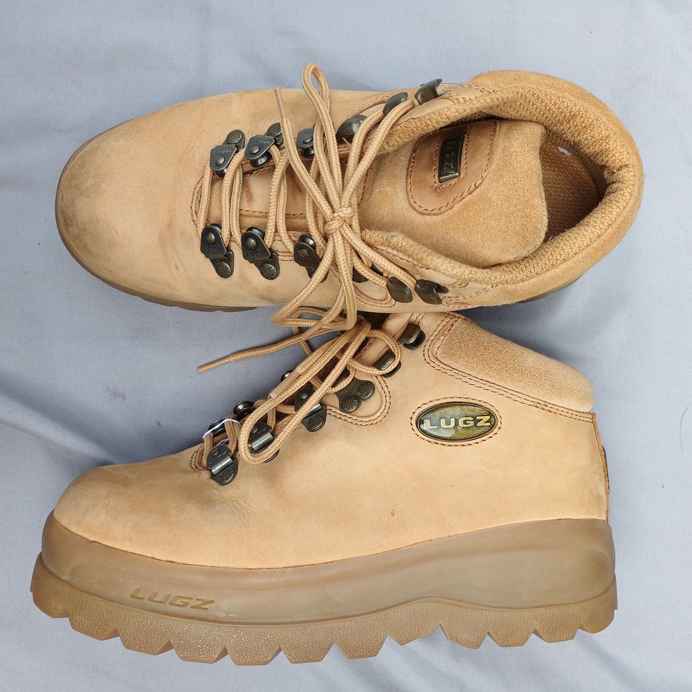Lugz Women's Tan Combat Boots Size 5